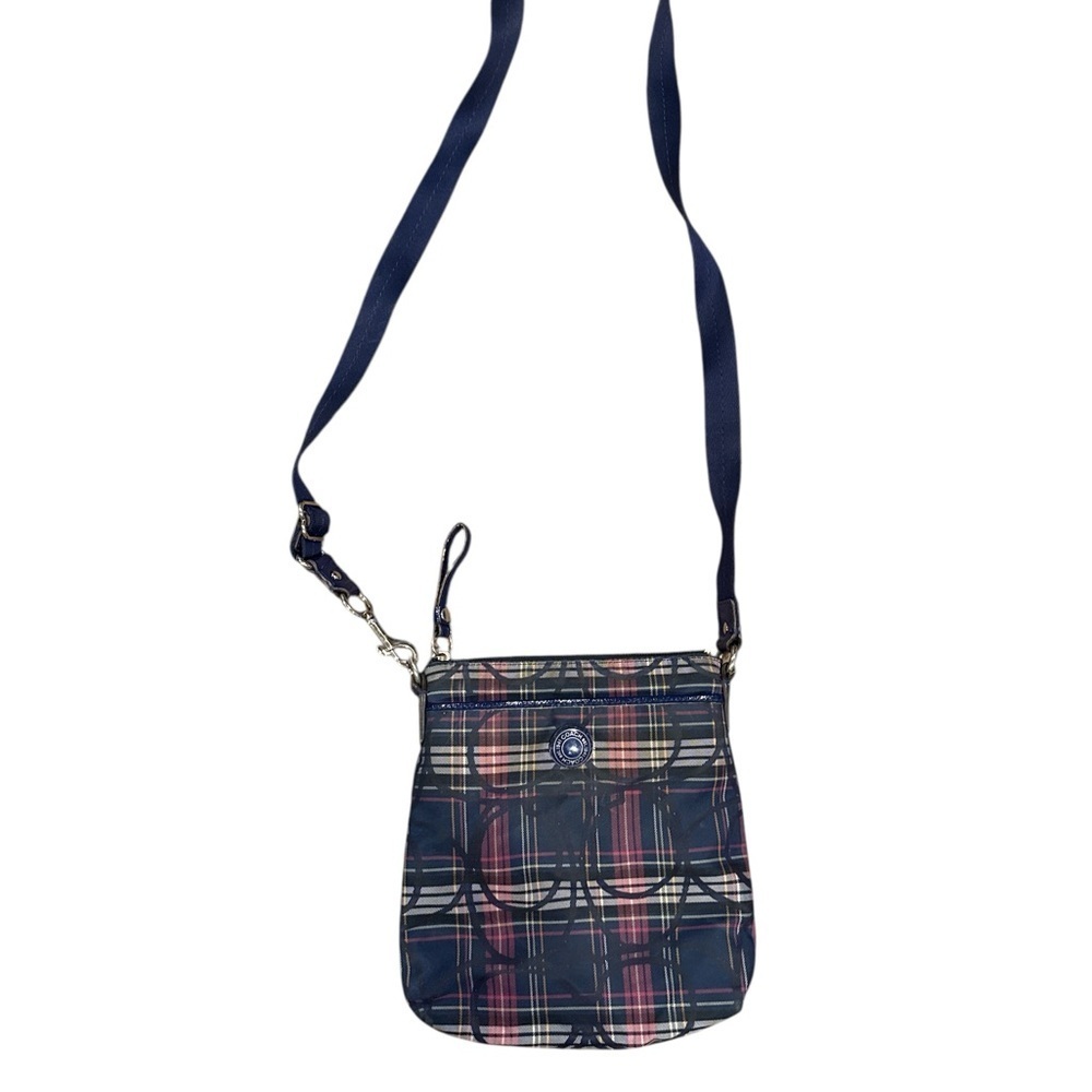 Coach Plaid Crossbody Bag